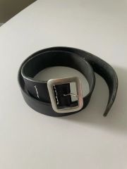 00s PRADA archive leather belt square - メルカリ