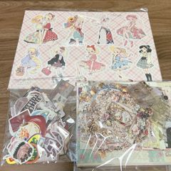 ☆ミュー様☆104ジャーナルB アリス ブルー 雑記帳 コラージュ素材 他