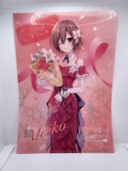 初音ミク MEIKO クリアファイル 缶バッジ アクリルスタンド3点セット