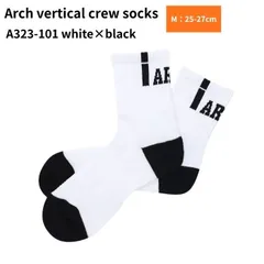 Arch アーチ ソックス Arch vertical crew socks A323-101 25-27cm ユニセックス バスケットボール バスケのサムネイル