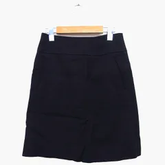 ボールジー BALLSEY トゥモローランド 台形 スカート ミニ 膝上 ウール 毛 ストレッチ 34 ブラック 黒 /HT10のサムネイル
