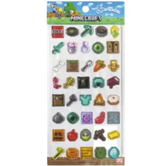 【新品】マインクラフト ぷっくりったいシール モチーフ マイクラ Minecraft ぷっくり 立体 シールのサムネイル