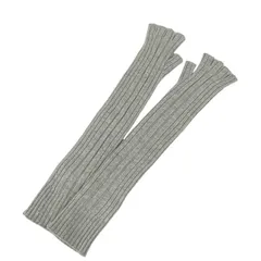 Maison Margiela(メゾンマルジェラ) 手袋 S レディース美品  - ライトグレー ロンググローブ ウール、カシミヤのサムネイル