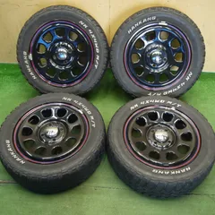 キレイ★165/65R14 ナンカン NK 4X4WD M/T FT-9 DAYTONA デイトナ スチール 14インチ PCD100/4H★6060905Hノのサムネイル