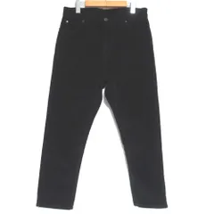 美品 STELLA McCARTNEY ステラマッカートニー モールスキン コットン ストレート ロングパンツ 470648SJN31-1 W31 ブラック メンズ 古着 中古 USEDのサムネイル