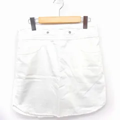 アーバンリサーチ サニーレーベル URBAN RESEARCH Sonny Label スカート 台形 ミニ 無地 シンプル 綿混 36 ホワイト 白 /FT49のサムネイル