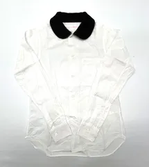 [盛岡77-0109] COMME des GARCONS SHIRT コムデギャルソンシャツ 丸襟 長袖シャツ  [中古/パケット][レディース]のサムネイル