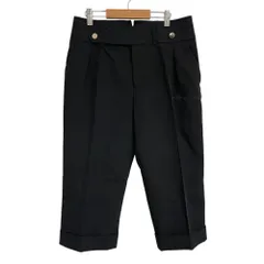 GUCCI グッチ クロップド グルカパンツ 42 ブラック レディース 古着 中古 USEDのサムネイル