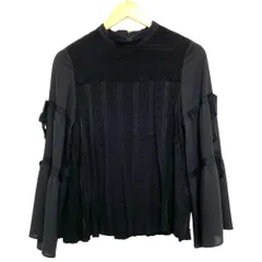 良品 MUVEIL ミュベール パール刺繍ブラウス MA73FB003 サイズ38 ブラック レディース 古着 中古 USEDのサムネイル