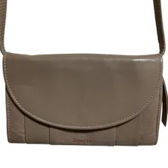 良品 repetto レペット レザー ショルダーウォレット 財布 ポーチ グレージュ レディース 古着 中古 USEDのサムネイル