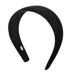 美品 FOXEY フォクシー ベルベット カチューシャ ヘアアクセサリー ダークブラウン レディース 古着 中古 USEDのサムネイル