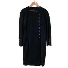 Christian Dior クリスチャンディオール ヴィンテージ ウール ロングスリーブ ミディワンピース サイズ13 ブラック レディース 古着 中古 USEDのサムネイル