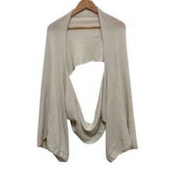 미품 evam eva 에반에바 cashmere long loop stole 캐시미어 론그룹 스톨 베이지 레이디스 헌옷 중고 USED
