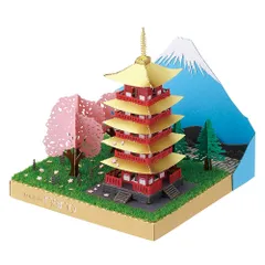 カワダ(Kawada) ペーパーナノ 富士の見える五重塔と桜 PN-144のサムネイル
