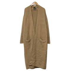 良品 ATON エイトン FUR CASHMERE ロングニットカーディガン KRAGKW0900 サイズ2 キャメルー レディース 古着 中古 USEDのサムネイル