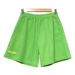 未使用 MSGM エムエスジーエム ロゴプリント イージーショートパンツ XS ライトグリーン メンズ 古着 中古 USEDのサムネイル