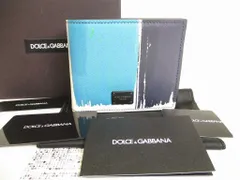 【未使用保管品】 ドルチェ＆ガッバーナ ドルガバ DOLCE&GABBANA D&G レザー 2つ折り財布 コンパクト財布 メンズ レディースのサムネイル