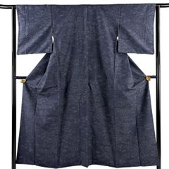 b320 正絹 紗絽袷 小紋 未使用しつけ付極美品 着物 - メルカリ