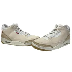 ナイキ NIKE リーバイス Levi's エアジョーダン3 レトロ Air Jordan 3 Retro SP Ecru Denim IR0910-400  メンズ靴 スニーカー ベージュ 28cmサイズ 201-shoes1808のサムネイル