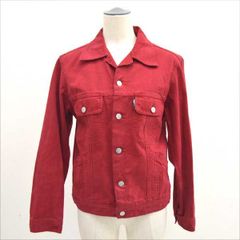 美品 H&M デニムジャケット レッド L Gジャン 赤 - メルカリ