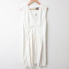 セオリー Theory ノースリーブワンピース オフホワイト S / 2サイズ