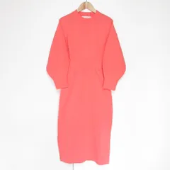 美品 Dot＆Stripes ドットアンドストライプス チャイルドウーマン キャズエドゥミ 別注 AMOSSAミラノリブ ワンピース F ピンク  レディース 古着 中古 USEDのサムネイル