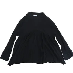良品 room306 CONTEMPORARY ルームサンマルロクコンテンポラリー Cotton Gauze Flare Shirt チュニック ブラウス F ブラック レディース 古着 中古 USEDのサムネイル