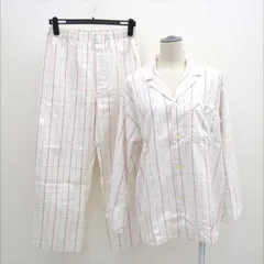 CELINE / セリーヌ ◆セットアップ/パジャマ/長袖/長ズボン/チャッk柄/ロゴ/ベージュ/サイズM  メンズファッションのサムネイル