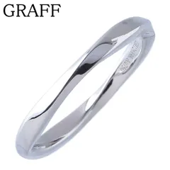 グラフ スパイラル バンド リング 14号 幅2.3mm Au750WG 新品仕上げ済 GRAFF【26489】のサムネイル
