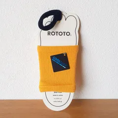 【新品/アウトレット品】ロトト ROTOTO / (R1097) (FOOT BAND) YELLOW FREE / ユニセックス サンダル用 フットカバー ソックス 靴下 日本製のサムネイル