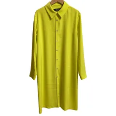 美品 24SS Edition エディション トゥモローランド バックサテンジョーゼット シャツワンピース 34064106001 サイズ36 イエロー レディース 古着 中古 USEDのサムネイル