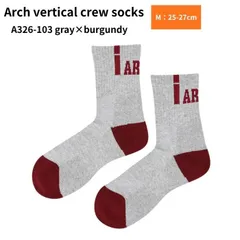 Arch アーチ ソックス Arch vertical crew socks A326-103 25-27cm ユニセックス バスケットボール バスケのサムネイル
