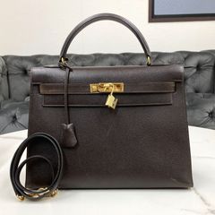 美品☆ エルメス ケリーデペッシュ38 エプソン ルージュヴィフ □K刻印