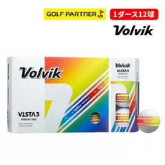 Volvik 24 ヴォルヴィック ゴルフボール VV5PNA23 VISTA3 PRISM 360 999 MLT 1ダース 12球入りのサムネイル