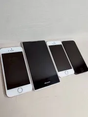 【ジャンク】iPhone SE 第1世代 / 5s / 5 / AQUOS 4台セット 本体のみ 部品取り