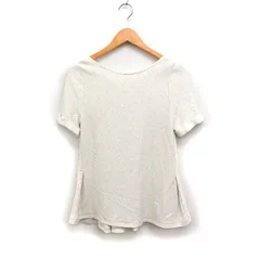 カレンウォーカー KAREN WALKER スウェット カットソー 半袖 裾フレア コットン 綿 2 キナリ /FT29のサムネイル