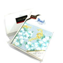 新品セリーヌタオルケットシングル140x190マカダム柄ブランケット