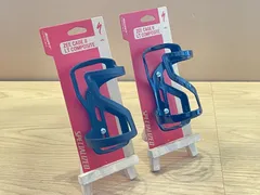 P4254 ■NEW■SPECIALIZED スペシャライズド ZEE CAGE II LEFT DT ブラック＆マットブラック 2個セット ボトルケージ ドリンクホルダー   ロードバイク 自転車 パーツ アクセサリーのサムネイル