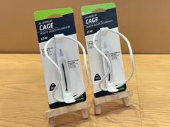 P4255 ■NEW■CANNONDALE キャノンデール CAGE ALLOY GT40 ケージ アロイ ホワイト 2個セット ボトルケージ ドリンクホルダー   ロードバイク 自転車 パーツ アクセサリーのサムネイル