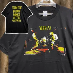 バンド Tシャツ ニルバーナ　カートコバーン　NIRVANA ライブ 黒 USA製  シングルステッチ 古着 ビンテージ used vintage  p20/のサムネイル