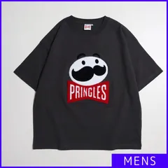 【新品・未使用】 サガラ刺繍Tee メンズ PRINGLES プリングルズ Tシャツ 半袖 プリントTシャツ アメカジ おしゃれ ゆったり 可愛い 綿100% クルーネック トップス 大きいサイズ Charcoal ブラック 黒 グレー HB-6515025のサムネイル