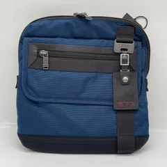 BN9284□TUMI ショルダーバッグ Eastern Zip Top Flap Crossbody ブルー系 未使用タグ付き 101297-T018のサムネイル