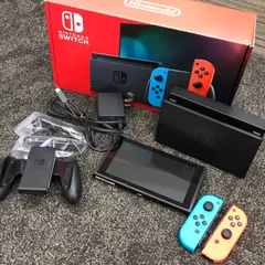 Nintendo 任天堂 SWITCH スイッチ 本体 ジョイコン ネオンブルー ネオンレッド 初期化済み 動作品 送料無料♪のサムネイル