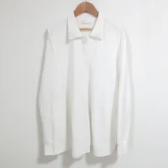 良品 23AW ANTEPRIMA アンテプリマ VIS PATCH シャツジャケット 42サイズ ホワイト レディース 古着 中古 USEDのサムネイル