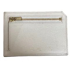 良品 L'arcobaleno ラルコバレーノ スマートミニウォレット 財布 コインケース カードケース フラグメントケース ホワイト グレー レディース 古着 中古 USEDのサムネイル