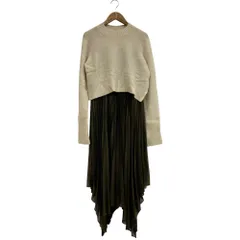 良品 ALLSAINTS オールセインツ LERIN LYDI 2-IN-1 DRESS ワンピース オフホワイト ブロンズカラー レディース 古着 中古 USEDのサムネイル
