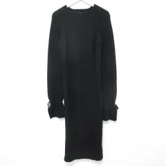 良品 ALLSAINTS オールセインツ キャンディスリーブ ロング タイト ニットワンピース サイズS ブラック レディース 古着 中古 USEDのサムネイル