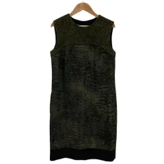 Giambattista Valli ジャンバティスタ ヴァリ ノースリーブワンピース 40/XS グリーン レディース 古着 中古 USEDのサムネイル