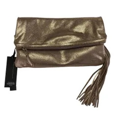 未使用 GIANNI CHIARINI ジャンニキアリーニ 2WAYクラッチバッグ ピンクゴールド レディース 古着 中古 USEDのサムネイル