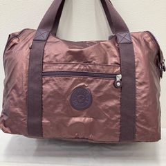 Kipling ボストンバッグ メタリックローズ - メルカリ